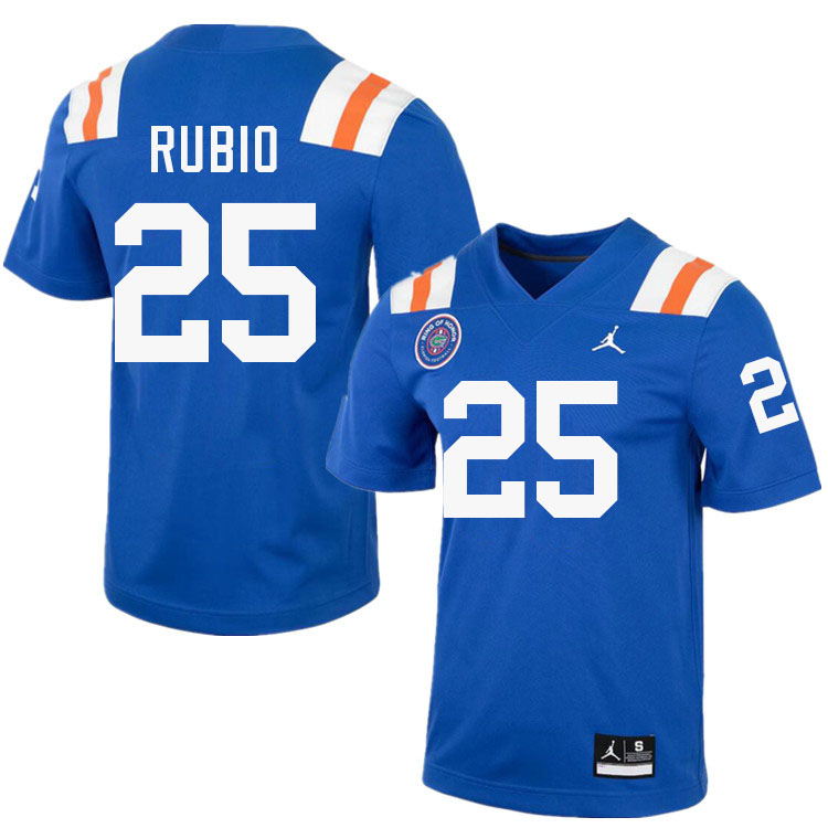 #25 Anthony Rubio Gators Jersey,Florida Gators College Football Jerseys Stitched-Throwback Royal